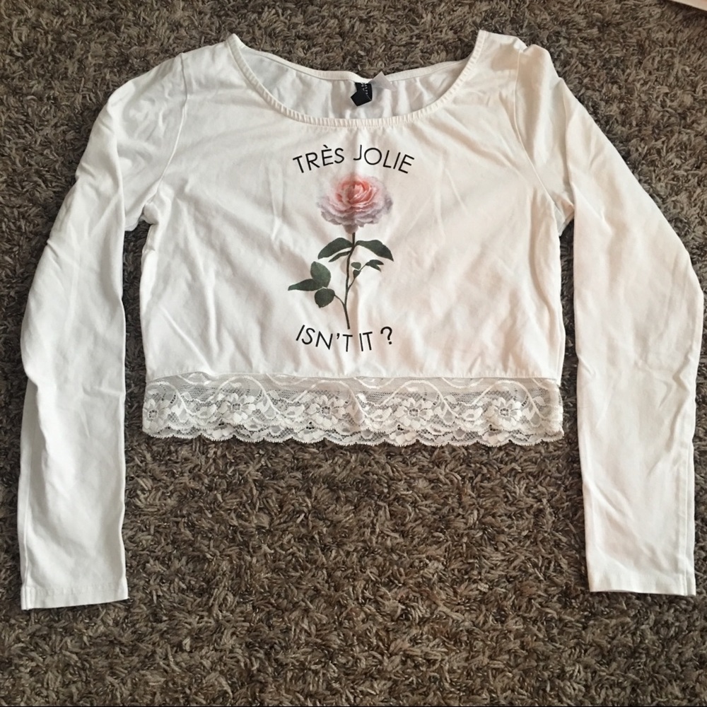 3/$15💜Crop Long Sleeve